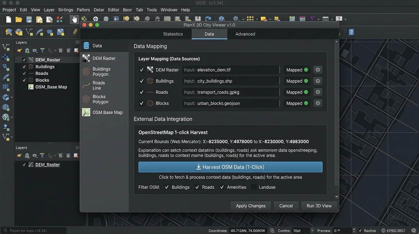 Step 1 Data Tab Mockup