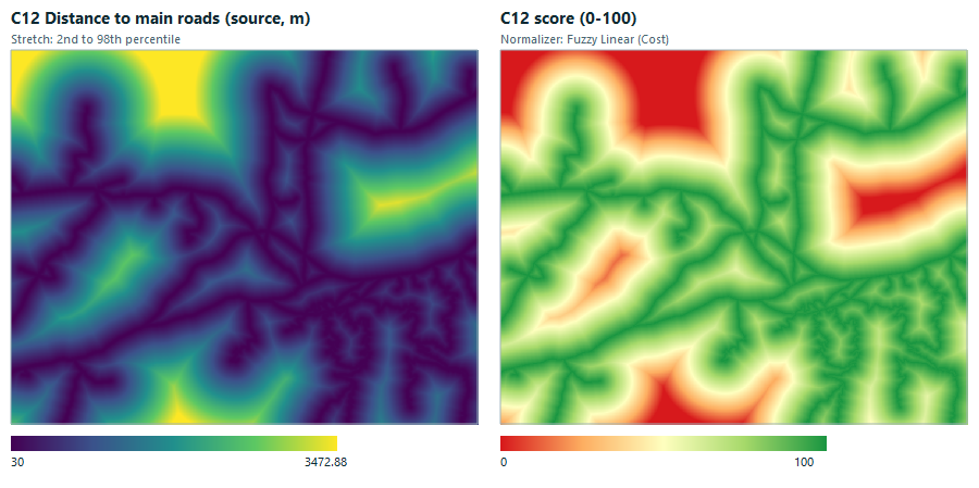 C12 source and score maps