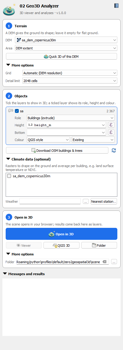 Dock with More options expanded